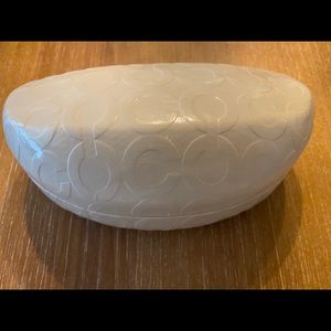 Coach sunglasses case clam shell hard case